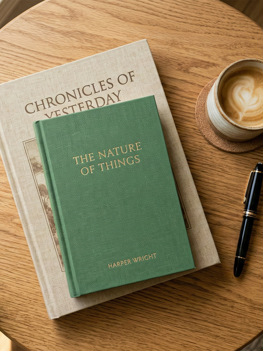 Reading a book